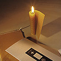 Karte Wax Weihnachtskarte Wax - originelle Weihnachtskarte